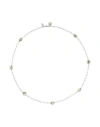 Maria Black Supper Club Necklace Green Silver Hp Necklace Silver Size - 925/1000 Silver In Silver