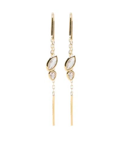 Maria Black Swift 01 Chain Drop Earrings In Gold