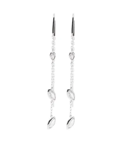 Maria Black Swift 02 Chain Drop Earrings In Metallic