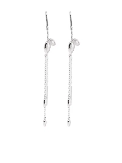 Maria Black Swift 04 Chain Earrings In Metallic