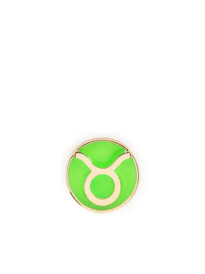 Maria Black Taurus Pop Coin Charm In Gold