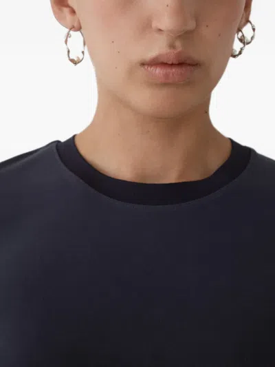 Maria Black Tide Pearl-embellished Hoop Earring In Gold