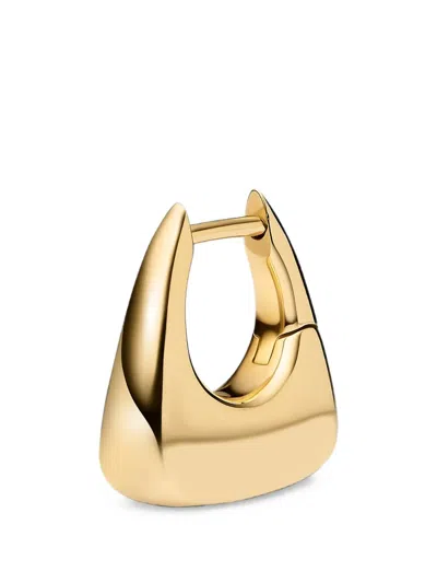 Maria Black Tote Huggie Earrings In Gold