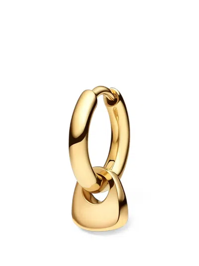 Maria Black Tote Mini Huggie Earring In Gold