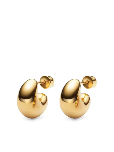 Maria Black Tryvann Pillow Earrings In Gold