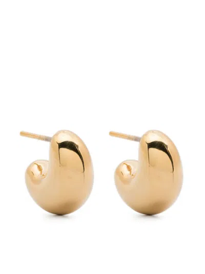 Maria Black Tryvann Pillow Earrings In Gold