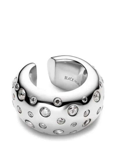 Maria Black Tryvann Popcorn Ear Cuff In Silver