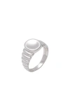 Maria Black Wave Ring In Orange