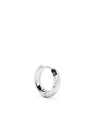 Maria Black 14kt White Gold Hyde 7mm Huggie Hoop Earring