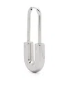 Maria Black White Rhodium Plated Recycled Sterling Silver Grosse Schoenhauser Earring In Silver