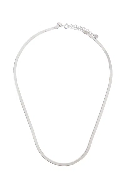 Maria Black Woman Silver Jewellery In Metallic