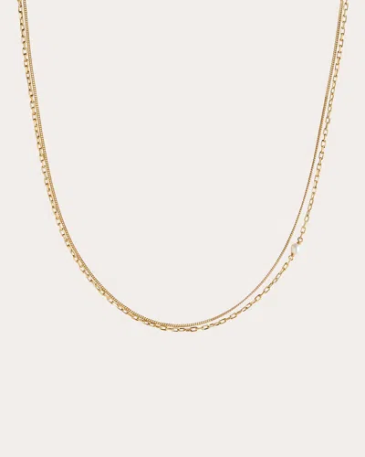 Maria Black Women's Cantare Duo Chain Necklace In Gold
