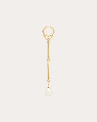 Maria Black Women's Pearl Stag Drop Earring In Gold