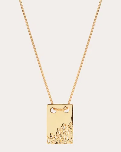 Maria Black Women's Rock Tag 60 Pendant Necklace In Gold
