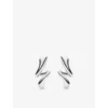 Maria Black Womens Coil Curl Sterling-silver Earrings In Silver