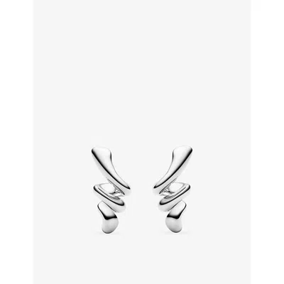Maria Black Womens Coil Small Sterling-silver Earrings