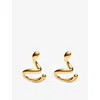 Maria Black Womens Coil Whirl 18ct Yellow Gold-plated Sterling-silver Right Ear Cuff In Gold