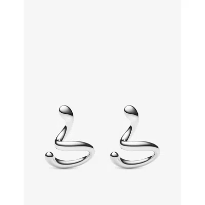 Maria Black Womens Coil Whirl Sterling-silver Left Ear Cuff