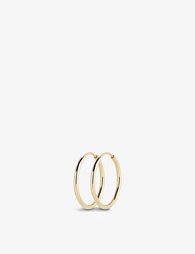 Maria Black Womens Gold Hp Senorita 22ct Yellow-gold Plated Sterling Silver Hoop Earrings 1 Size