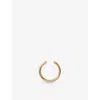 Maria Black Womens Gold Hp Twin Medium 18ct Yellow Gold-plated Recycled Sterling-silver Ear Cuff In Gold