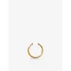 Maria Black Womens Gold Hp Twin Medium 18ct Yellow Gold-plated Recycled Sterling-silver Ear Cuff In Gold