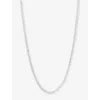 Maria Black Womens Silver Hp Karen Rhodium-plated Recycled Sterling-silver Chain Necklac In Metallic