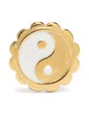 Maria Black Yin-yang Coin Charm In Gold