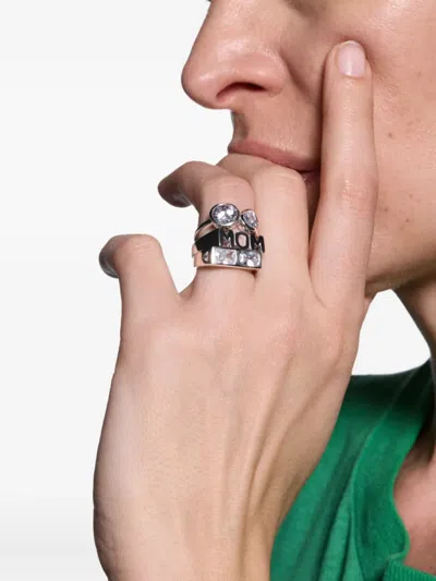 Maria Black You And Me Ring In Metallic