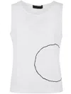 Maria Calderara Basic Top In White