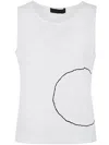 Maria Calderara Basic Top In White