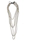 Maria Calderara Beaded Layered Necklace In Neutral