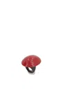 Maria Calderara Resin Ring In Red