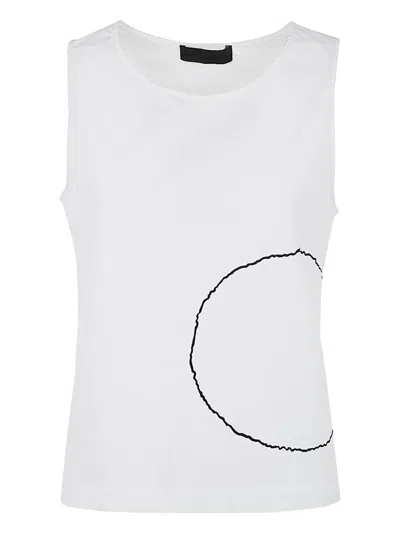 MARIA CALDERARA CIRCLE-PRINT TOP