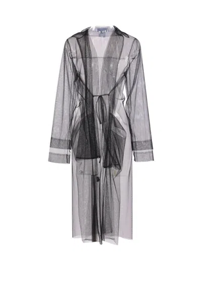 Maria Calderara Coats In Black