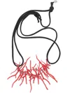 Maria Calderara Corals Necklace In Coral