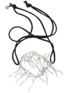 Maria Calderara Corals Necklace In Black