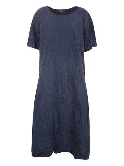Maria Calderara Oversized Long Dress In Multi