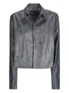 MARIA CALDERARA CROPPED DENIM JACKET