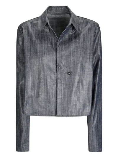 Maria Calderara Cropped Denim Jacket