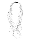 Maria Calderara Crystal-embellished Necklace In Metallic