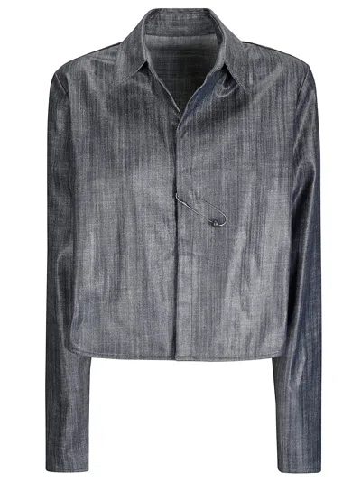 MARIA CALDERARA DENIM SHORT JACKET