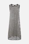 Maria Calderara Sequinned Net Dress