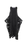 Maria Calderara Sleeveless Dress In Multicolor