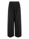 Maria Calderara Elasticated Trousers In Black