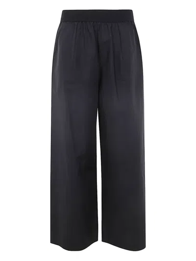 Maria Calderara Elasticated Trousers In Blue