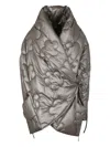 Maria Calderara Padded Wrap Choc Oversized Fluffy Hug In Gray