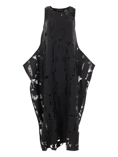 MARIA CALDERARA LASER-CUT MIDI DRESS