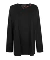 Maria Calderara Long-sleeved T-shirt In Black