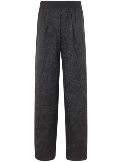 Maria Calderara Long Trousers In Black