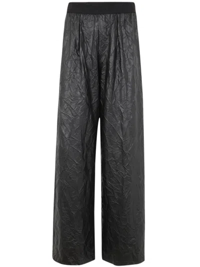 Maria Calderara Long Trousers In Black
